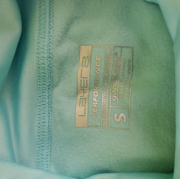Layer 8 performance top turtleneck small blue - Picture 3 of 6